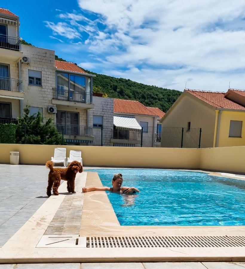 Anja & Ogo Apartments Sea View & Pool Petrovac na moru Exterior foto
